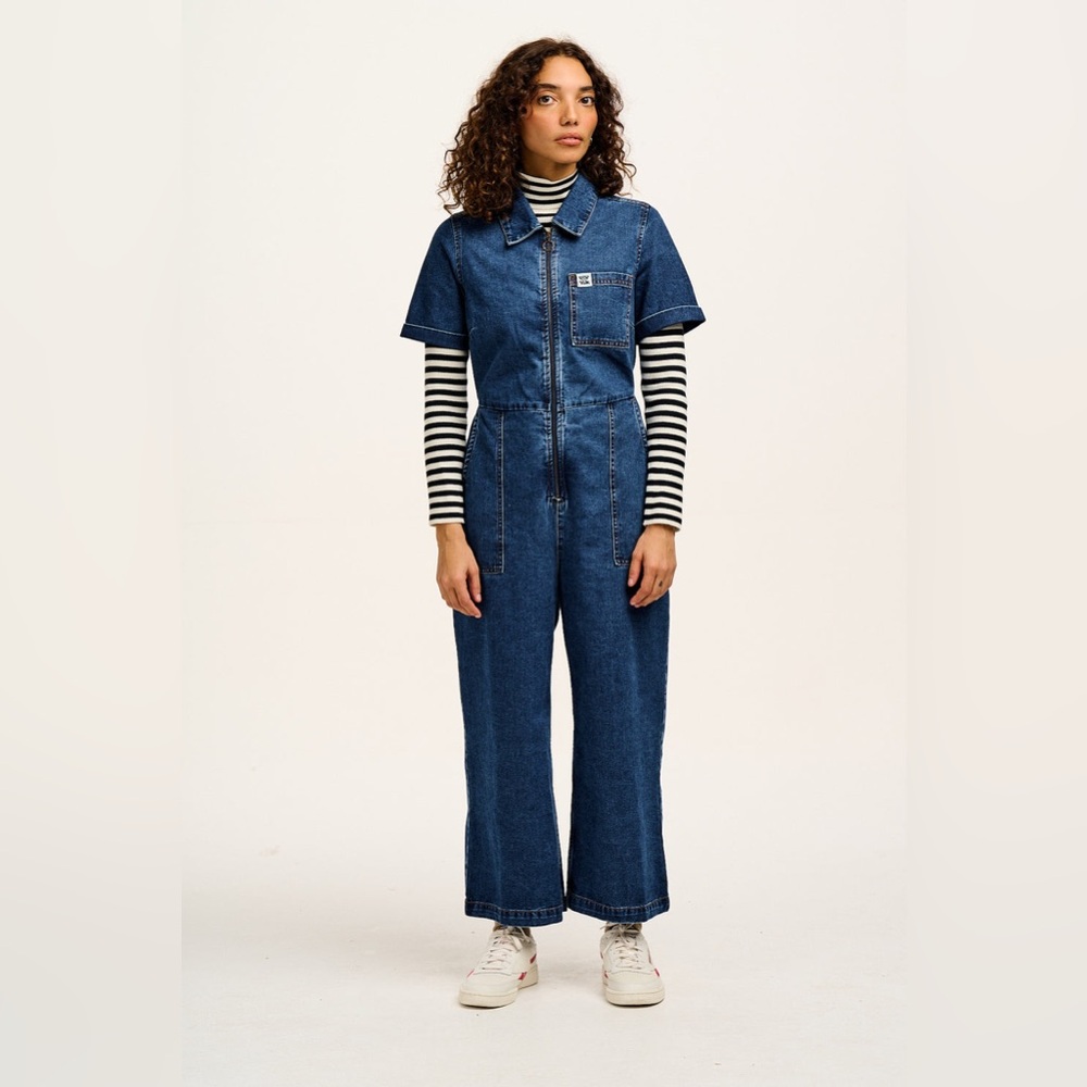 Lucy & Yak Ragan Denim Jumpsuit Size US 8